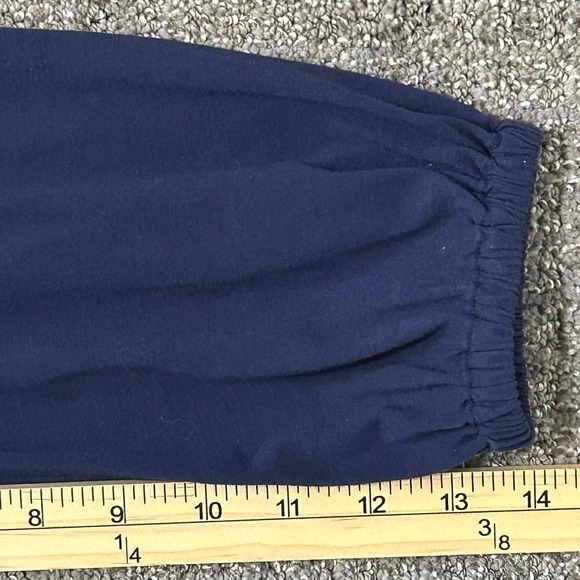 Lilly Pulitzer Women's Beckett Shirt Dress V-Neck Long Sleeve Navy - Size MEDIUM - Picture 9 of 11